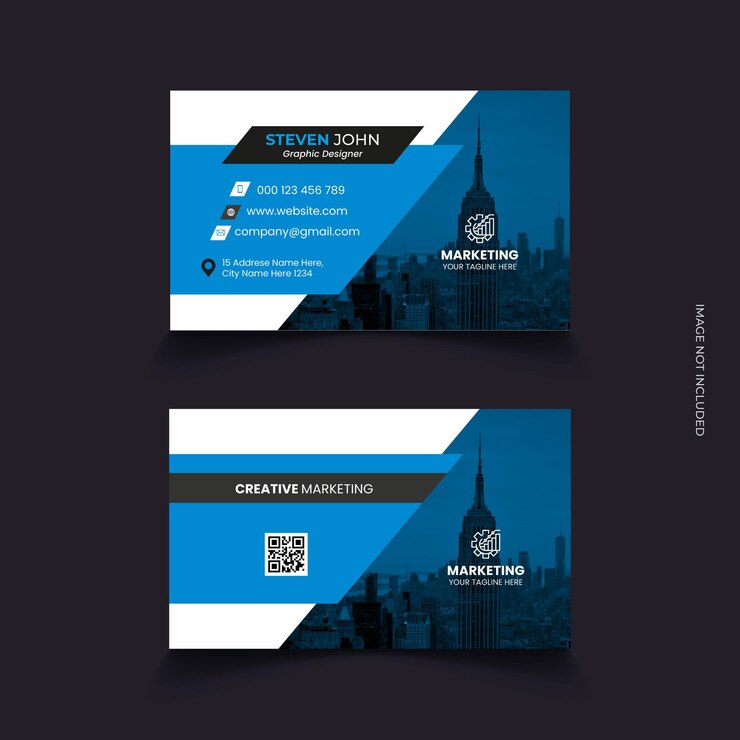 Tarjeta de visita corporativa creativa