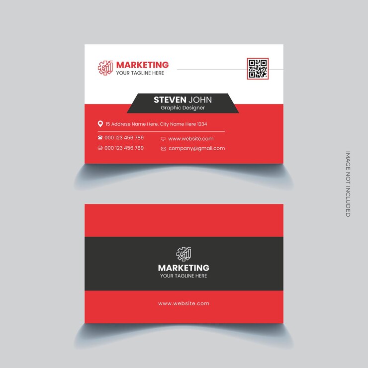 Tarjeta de visita corporativa creativa