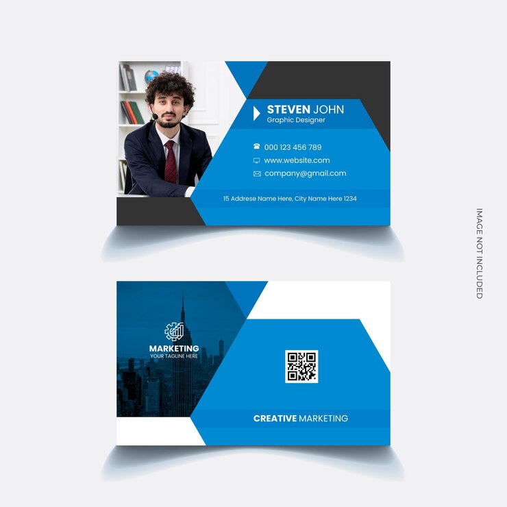 Tarjeta de visita corporativa creativa