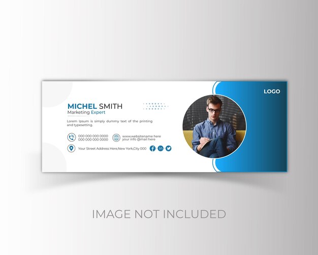Una tarjeta de visita para una empresa llamada michel smith.