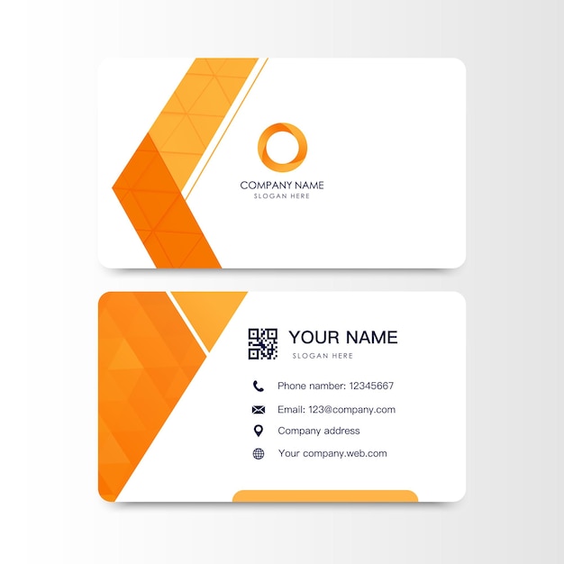 Tarjeta de visita para empresa simpleLuxury fondo vector ilustración