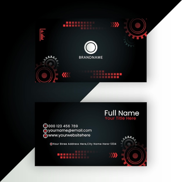 Tarjeta de visita profesional de alta calidad de Executive Edge