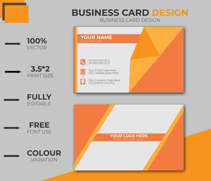 Tarjeta de visita vectorial moderna elegante tarjeta de visita azul y blanca tarjeta de visita de estilo limpio tarjeta de visita moderna