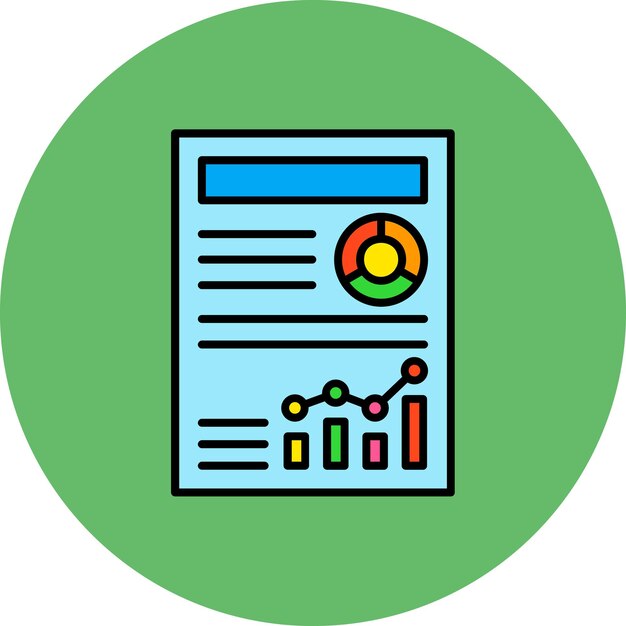 Una tarjeta de visita verde y azul con un diagrama en ella