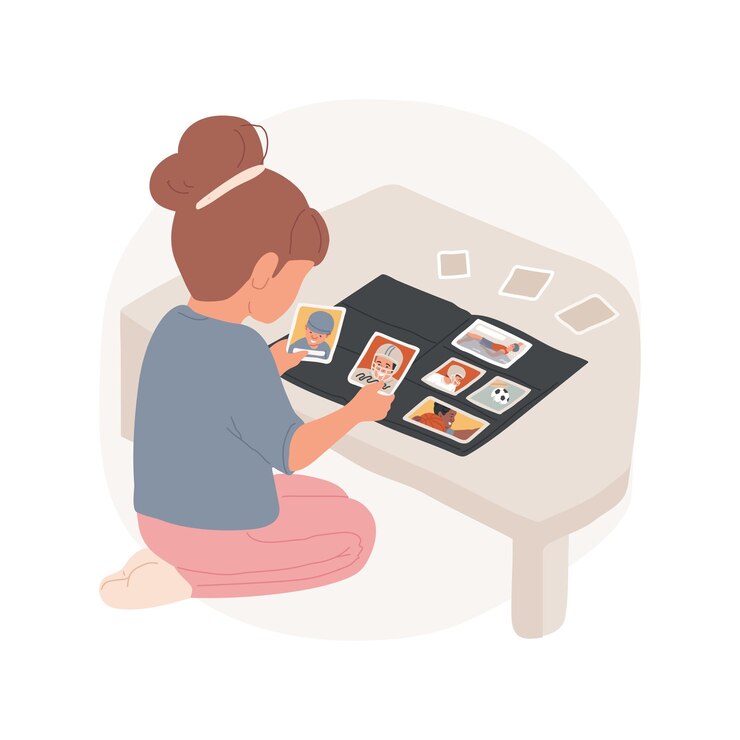 Vector tarjetas aisladas ilustración vectorial de dibujos animados