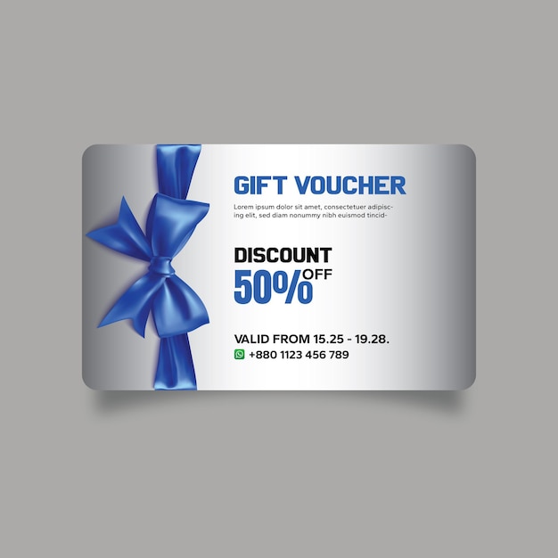 Tarjetas de cheques regalo con descuento especial