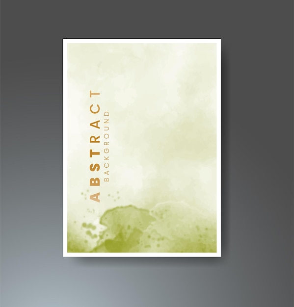 Tarjetas con fondo de acuarela Diseño para el logotipo del banner de la postal de la fecha de portada