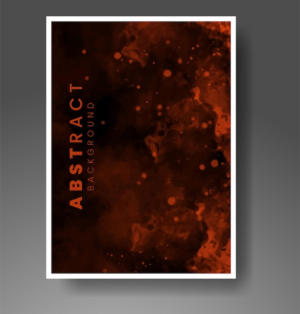 Vector tarjetas con fondo de acuarela diseño para su logotipo de cartón postal de fecha de portada