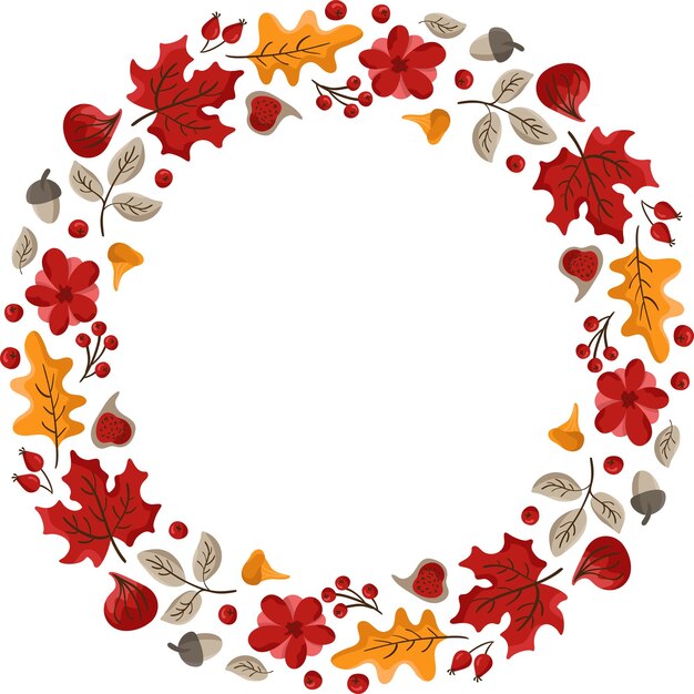 Tarjetas hermosas de hojas de otoño
