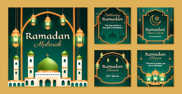 Las tarjetas de Mubarak de Ramadán
