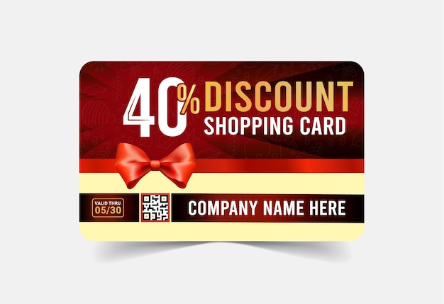 Tarjetas de vales de regalo con tarjeta de descuento especial tarjeta de venta especial