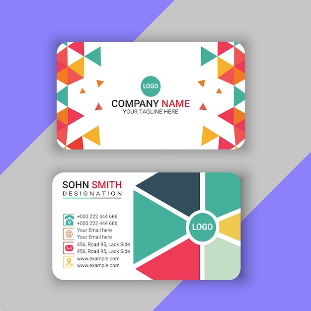 tarjetas de visita de la empresa