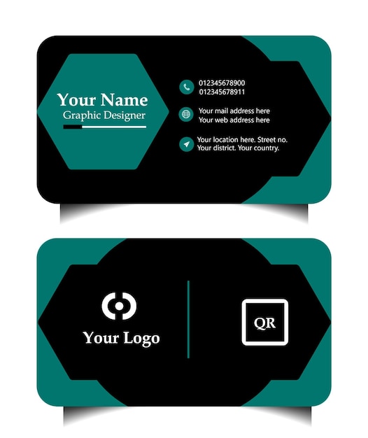 tarjetas de visita con un logotipo que dice su nombre en él