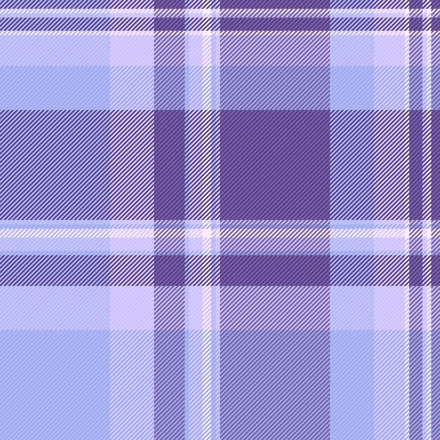 Tartan de campo tela de cheque patrón de matrimonio textura de fondo pintura textil vectorial cuadrado sin costuras en colores claros e índigo