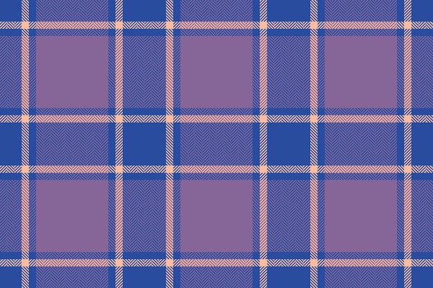 Tartán a cuadros de fondo Tela de verificación vectorial Patrón textil de textura transparente
