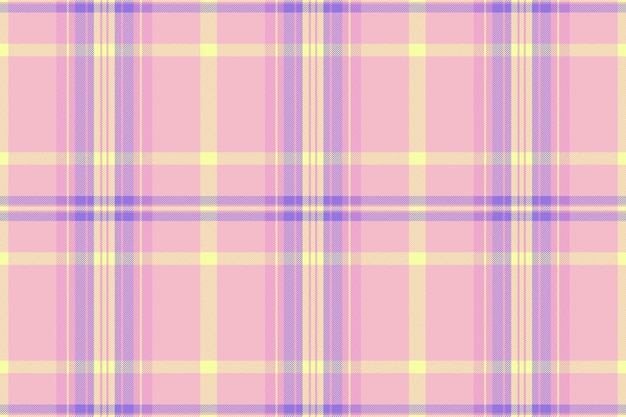 Tartan de fondo de textil sin costuras de cheque con un tejido vectorial de patrón a cuadros