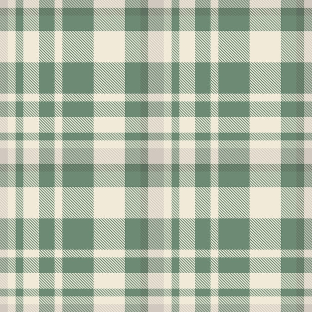 Tartán de fondo de textura de vector de tela sin costura con un patrón de tela escocesa textil
