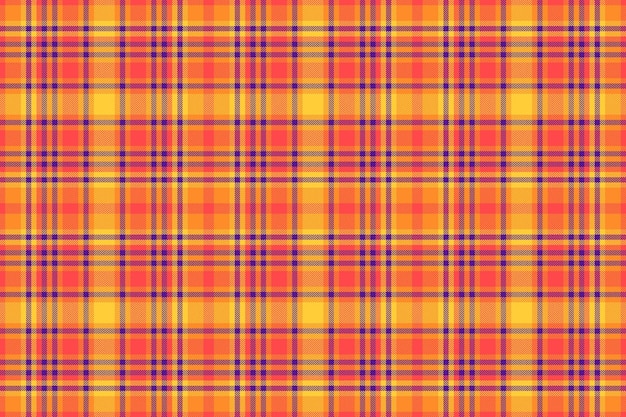 Tartán de textura de tela de patrón transparente con un vector textil a cuadros de fondo