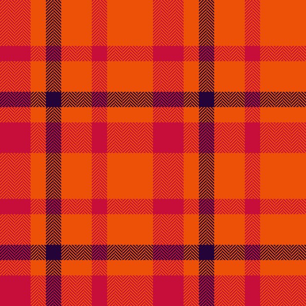 Tartán de textura de tela de vector de patrón textil con un fondo de cuadros de cuadros sin costuras
