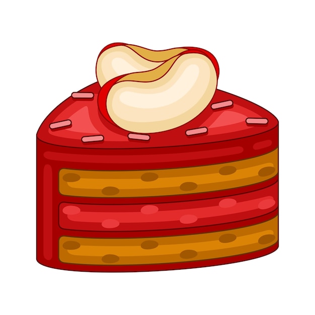 Vector tartas de manzana en ilustración vectorial