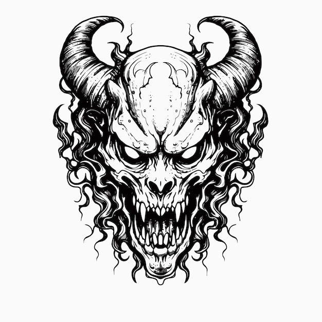 tatuajes de calaveras tribales