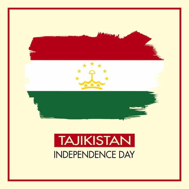 Tayikistán, día de la independencia, 9 de septiembre, diseño de pancartas y diseño de bandera Tayikistán