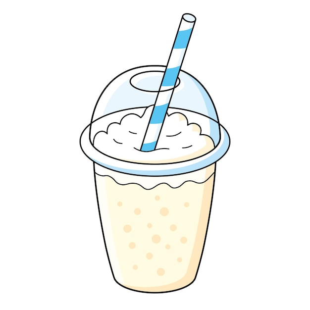 Taza de batido de leche