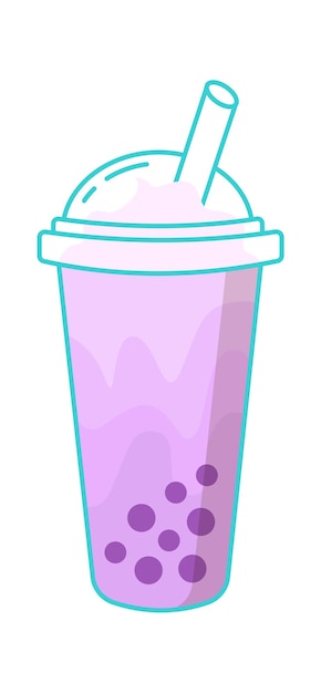 Taza de bebida dulce icono ilustración vectorial