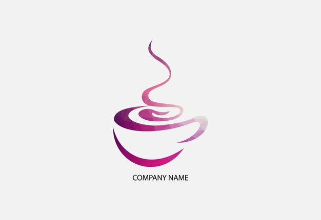 Taza de café de baja poli sobre una ilustración de vector de fondo blanco