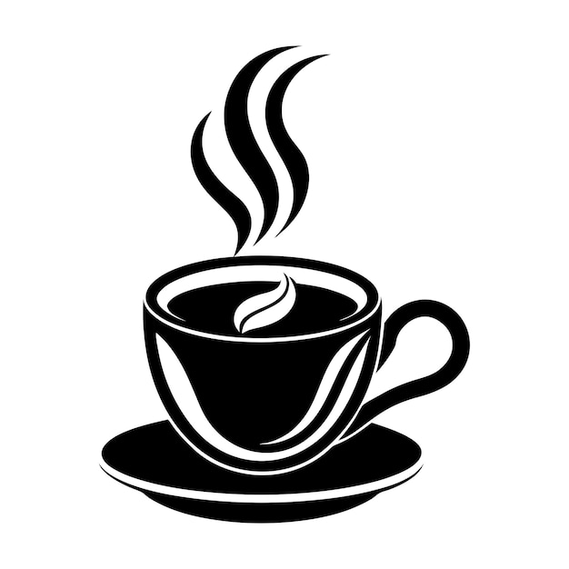 una taza de café con una bebida caliente