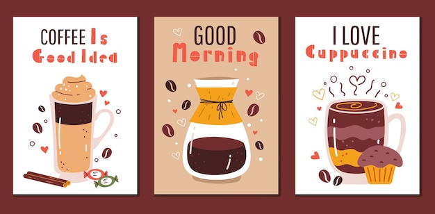 Taza de café cafetería tienda folleto tarjeta banner cartel cubierta fondo concepto abstracto