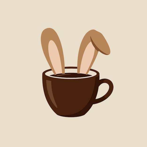 La taza de café del conejo