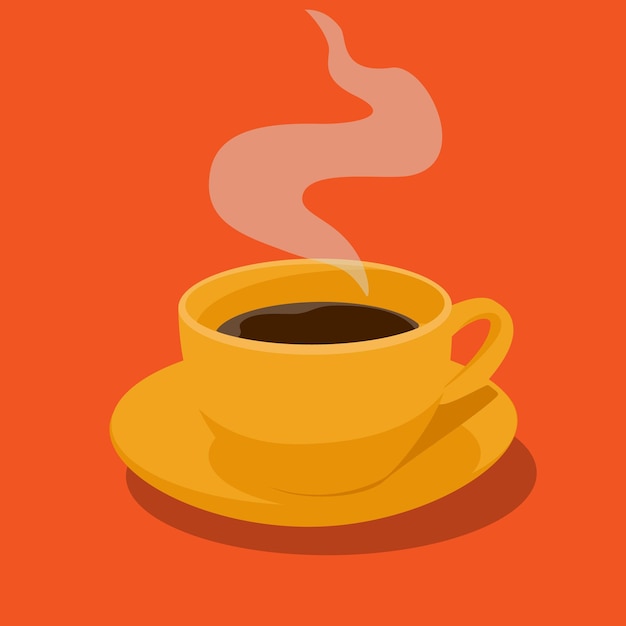 Taza de café fresco Diseño decorativo para carteles de cafetería carteles de pancartas