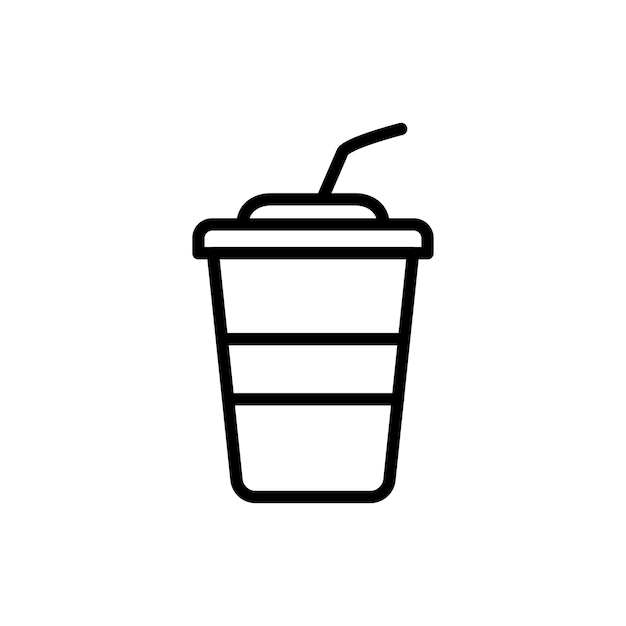 taza de café icono vector plantilla logo moda colección diseño plano