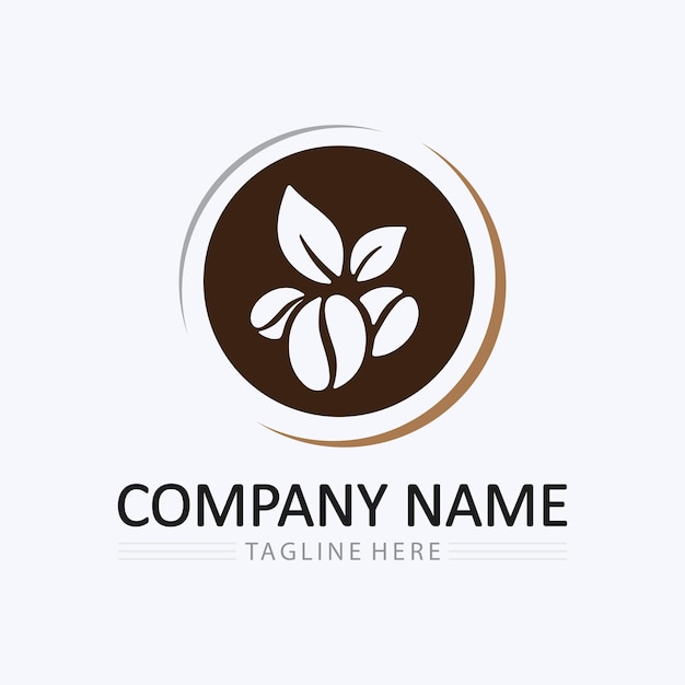 Taza de café Logo Template