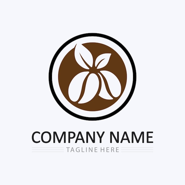 Taza de café Logo Template