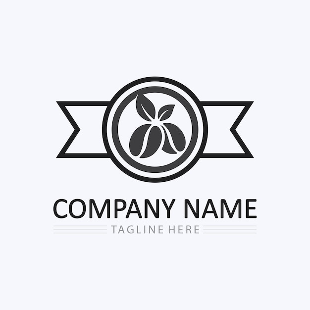 Taza de café Logo Template