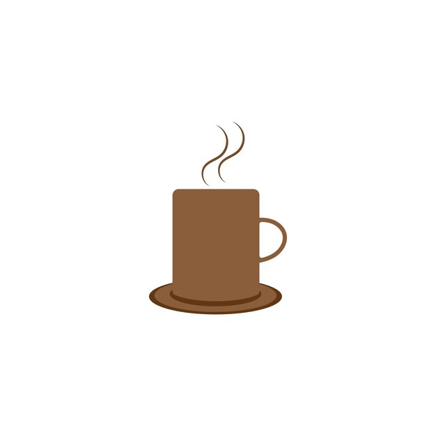 Taza de café Logo Template