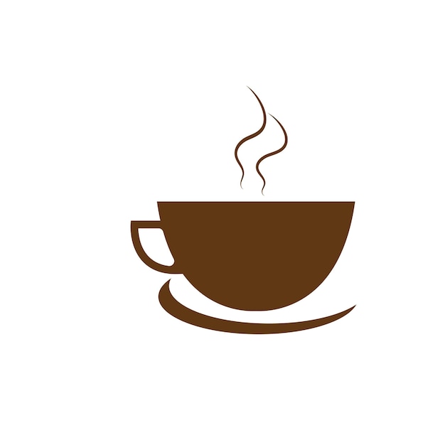 Taza de café Logo Template