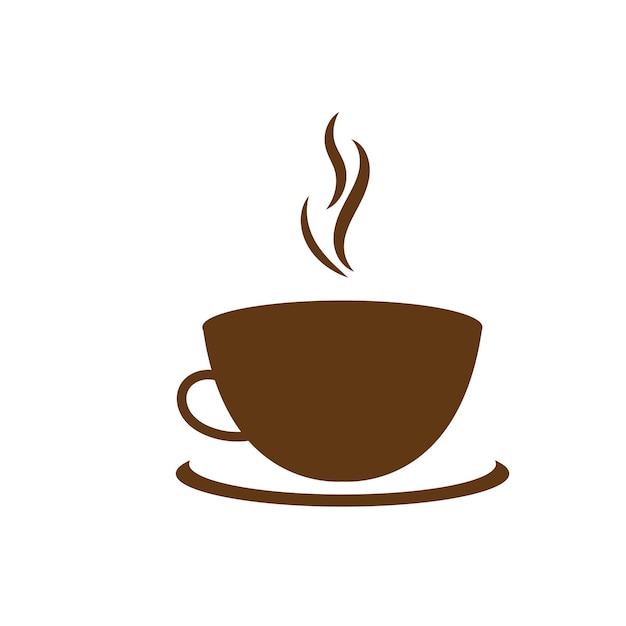 Taza de café Logo Template