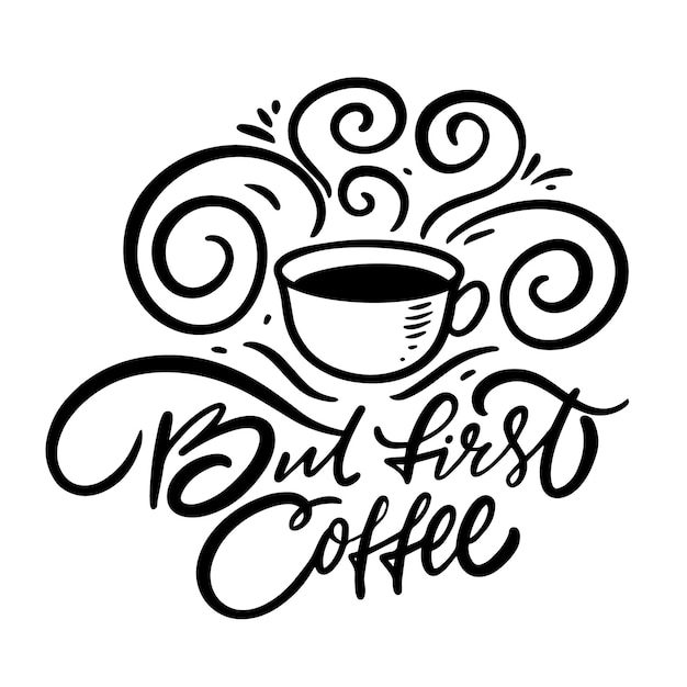 Una taza de café con la palabra bud primer café.