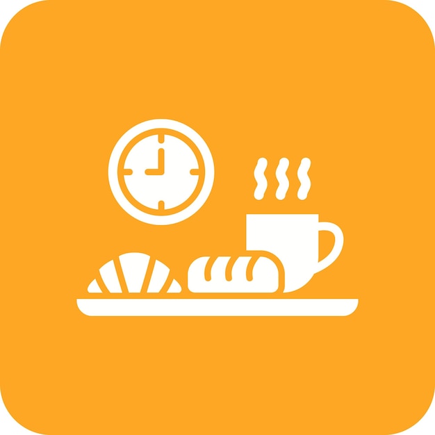 una taza de café con un reloj en ella y una copa de café