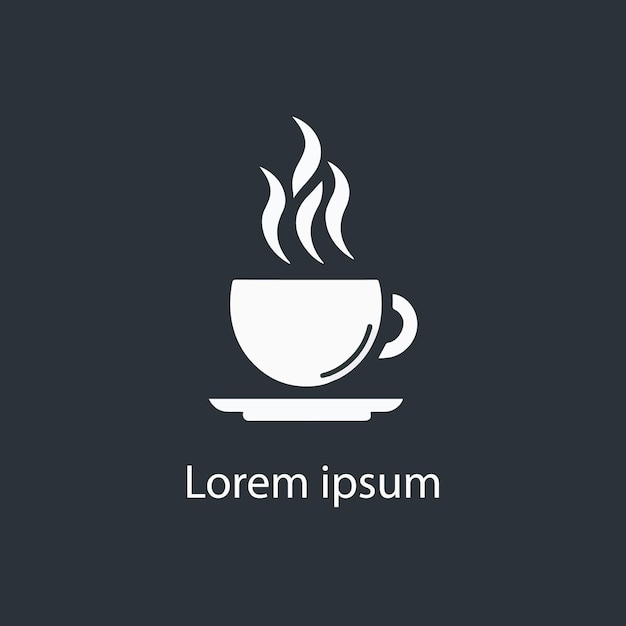una taza de café sobre un fondo negro con las palabras " lg lg quot "