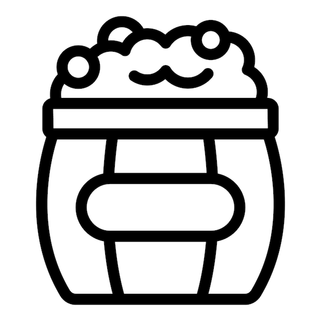 Una taza de cerveza desbordante con espuma para la fiesta de Oktoberfest