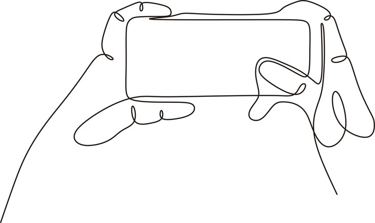 Vector taza de dibujo de línea continua vectorial