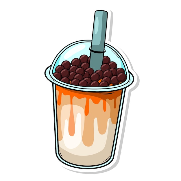 una taza de helado con bayas en él