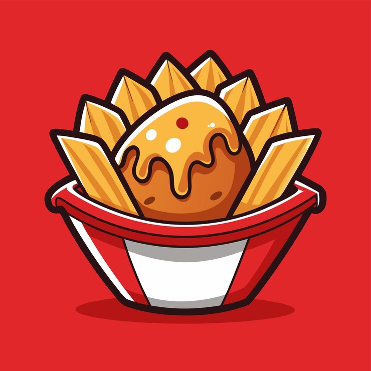 Vector una taza de helado con una imagen de helado en él