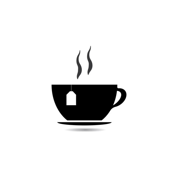 Taza con icono de té