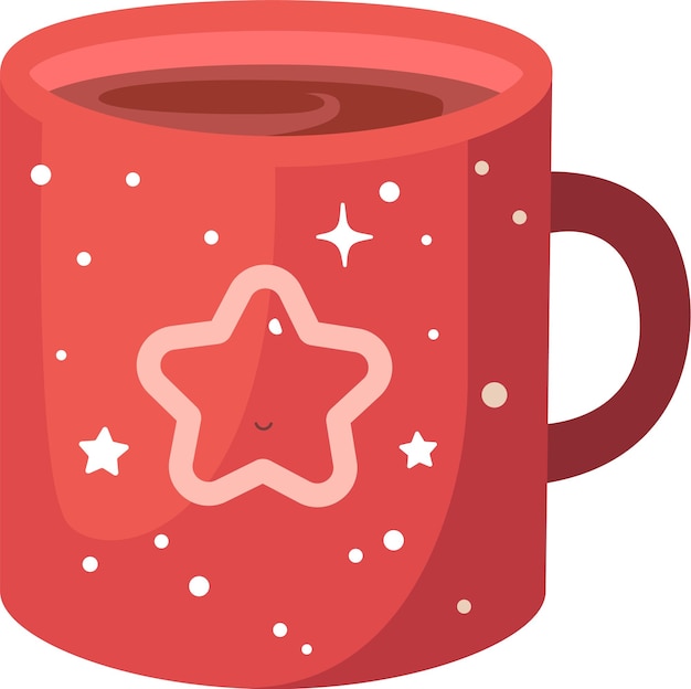 Taza de Navidad en casa