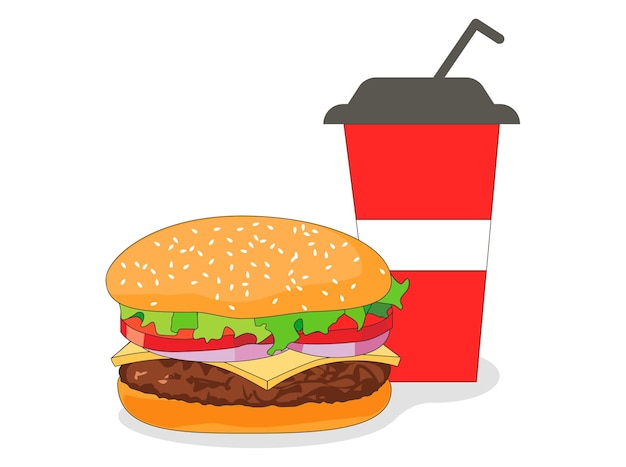 una taza roja con una tapa negra y un recipiente rojo con una paja en ella